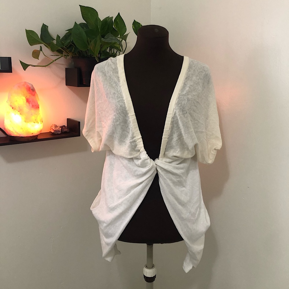 NWT Free People Cardigan Cream/White